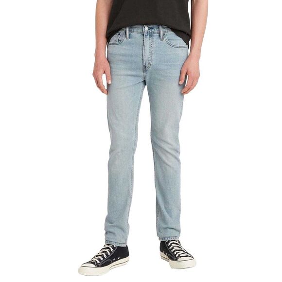 Levis Mens 510 Renzor Leather Patch Skinny Jeans / Blue